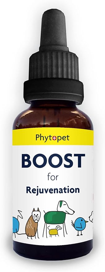 Phytopet Boost | 30ml | 100% Natural Herbal Remedy | Promotes Stamina, Recovery, Wellbeing | For Dogs, Cats, Birds, Horses, Pets |