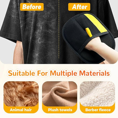 Pet Hair Removal Glove for Cats & Dogs, 2025 New Upgrade Efficient Grooming Gloves for Pet Hair, Cat Grooming Gloves for Hair Removal, Reusable Pet Hair Remover Glove