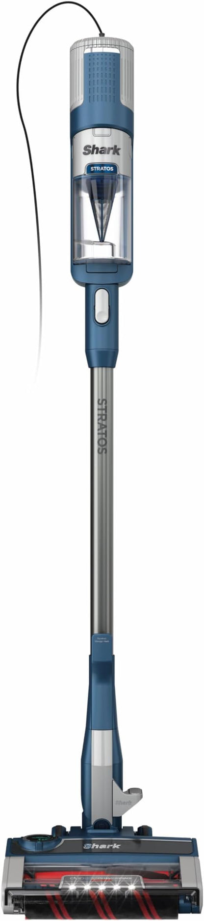 Shark HZ3002 Stratos Ultralight Corded Stick Vacuum with DuoClean PowerFins HairPro, Self-Cleaning Brushroll, & Odor Neutralizer Technology, Navy