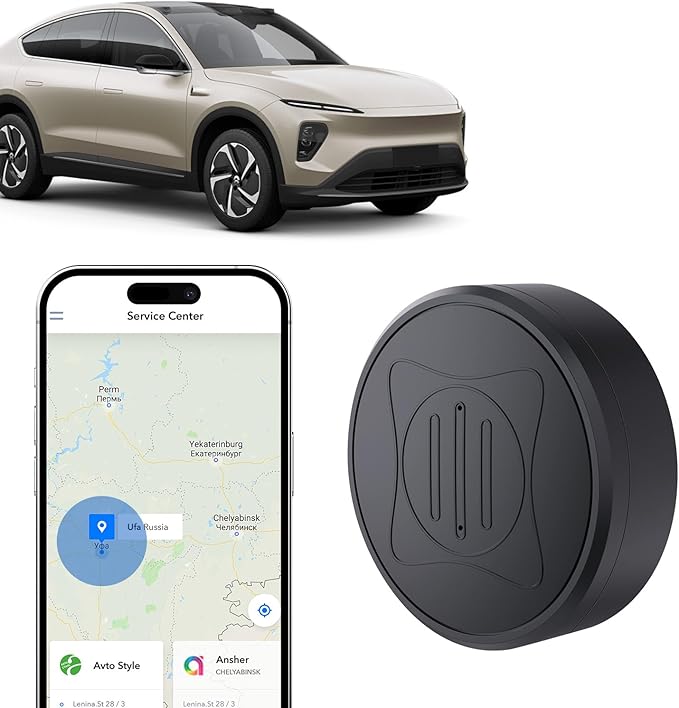 Mini GPS Tracker for Vehicles: Tracker Device for Vehicles Hidden No Subscription No Monthly Fee Car Tracker Device Magnetic Real-Time Tracking (GF10-09)