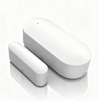 Smart WiFi Door and Window Sensor – Wireless Magnetic Contact Sensor with Real-Time App Alerts, Compatible with Alexa, Google Home, IFTTT – Home Security & Automation Door Window Monitor