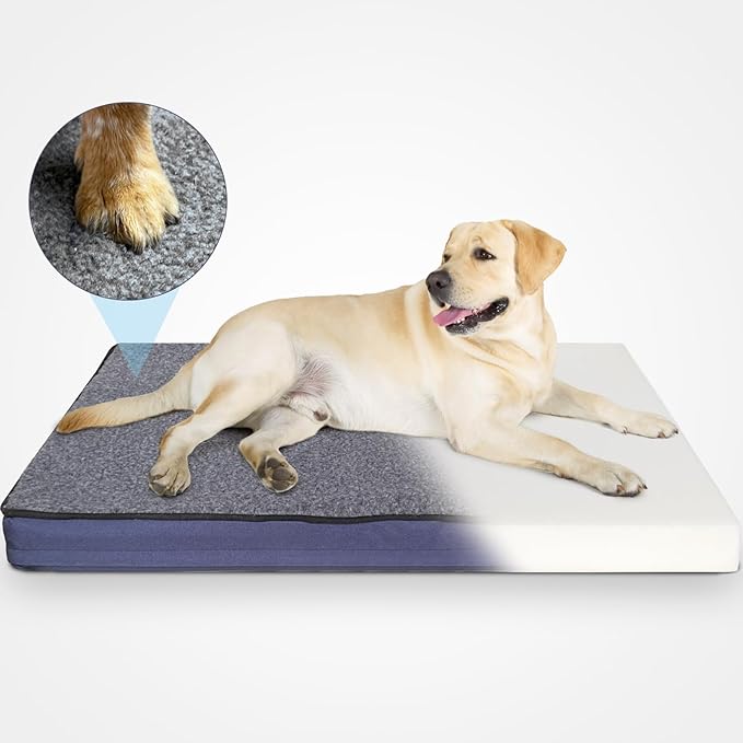 MARUNDA Outdoor Pet Heating Pad for Dogs & Cats - 100% Waterproof Outdoor Heated Cat Bed with Double Built-in AutoThermostat - Heated Pet Bed for Outside Animals (23.6 x 19.6 Inch, Unheat)