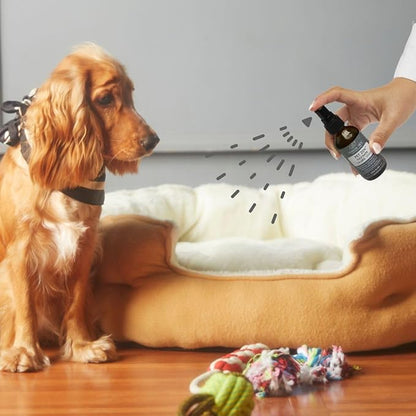 Pet Zen Pheromone Calming Spray for Dogs - Made in the USA - Alcohol-Free - for Carriers, Bedding, Travel & Vet Visits