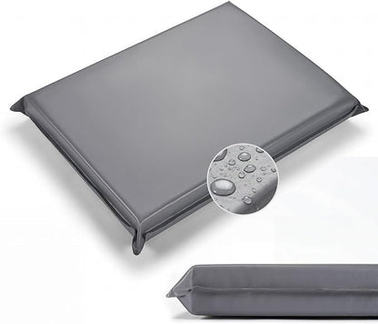 Veehoo Outdoor Waterproof Dog Bed, Water-Resistant Orthopedic Dog Bed for Small Medium Dogs 30 Inch Pet Bed Crate Pad Mattress, Gray