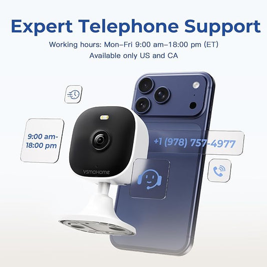 4MP Cameras for Home Security with Audio and Video, Indoor Security Camera for Baby Monitor, 2.4g/5g Outdoor Cameras for House/Pet/Baby, Plug and Play, Support 128G Card Storage (Not Included), Wired