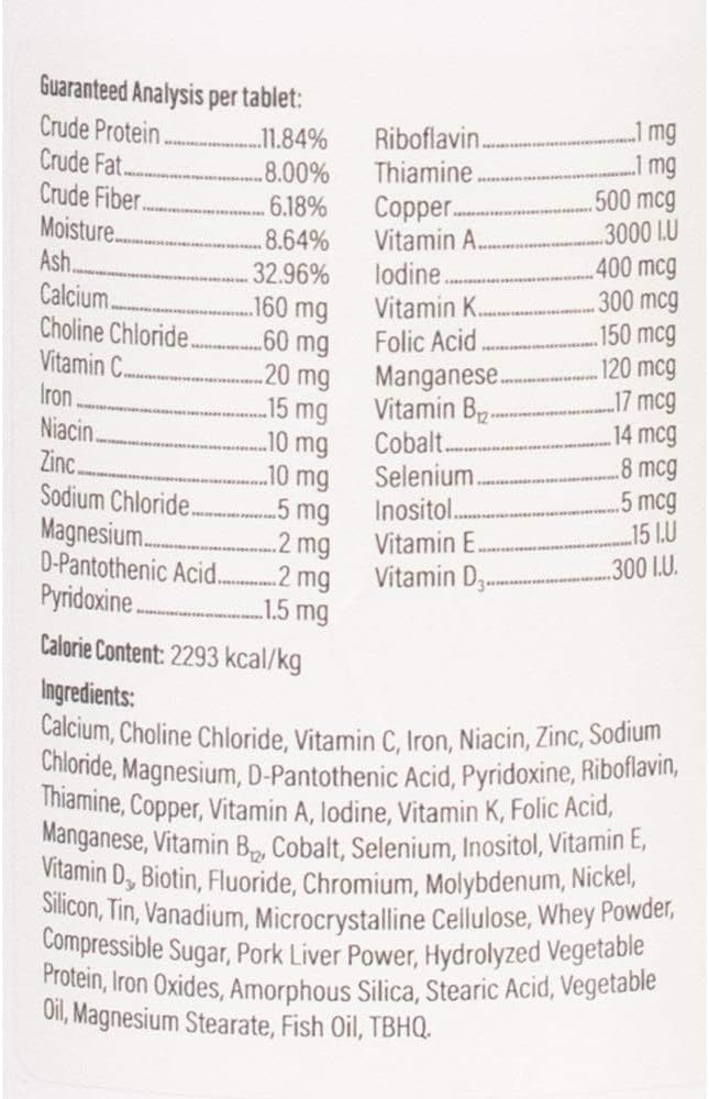 Doc Roy's Daily Care Extra Canine, Advanced Multivitamin Supplement for Dogs, Supports Energy, Immune, Muscle, Bone & Brain Health, Provides Vitamins A C D3 E B Complex, Iron Zinc, 180ct Tablets