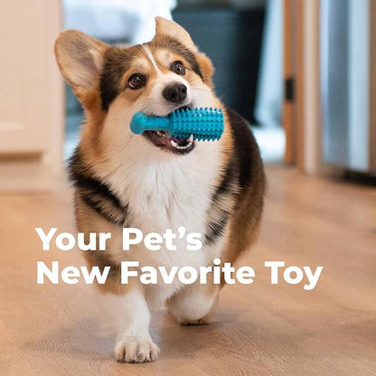 Oxyfresh Dog Dental Chew Toy - Best Dog Teeth Cleaning Toy – A Simple Bite and Brush Toy that Helps Remove Plaque, Cleans Teeth & Freshens Breath Without Brushing - Large
