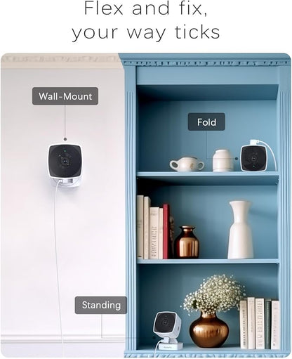 blurams Cameras for Home Security 5G&2.4G, 2K Security Camera Indoor, Pet Camera with Phone App, Indoor Camera w/AI Motion Detection, 2-Way Audio, Compatible with Alexa&Google Home Assistant