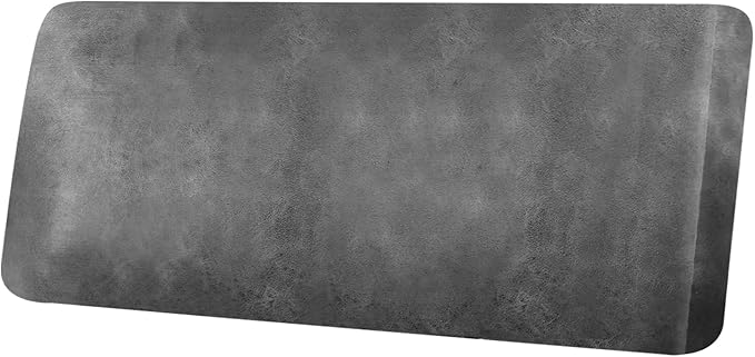 ANARACHON Leather Look Couch Cushion Covers Sofa Seat Slipcovers Sets Couches Furniture Protector for Sectional Armchair Loveseat Pets Kids Stretch Spandex Fabric (1 Cushion XL Sofa, Light Grey)