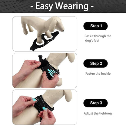 Dog Harness for Small Dogs, Small Dog Harness and Leash Set, Honeycomb Grid, Reflective Lightweight Harness & Anti-Twist Pet Lead (Multi Color, XS-Black)