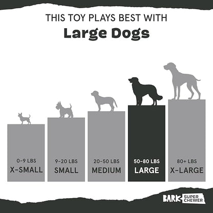 Barkbox Turkey Barker Dog Toy for Large Aggressive Chewers, Turkey-Scented Rip & Reveal Toy for Engaging and Durable Playtime