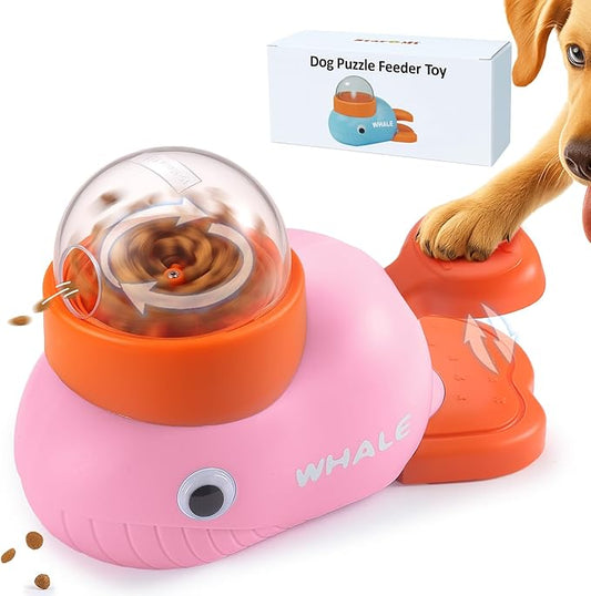 Interactive Dog Toys & Cat Toys for Indoor Cats, Dog Puzzle Toy Slow Feeder Bowl, Puppy Enrichment Toys, Interactive Cat Toys, Dog Feeder Puzzle Toy for Smart Dogs to Keep Them Busy