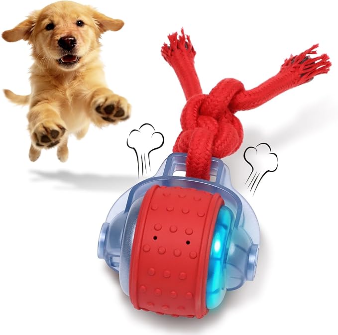 Muhhiba Interactive Dog Toy,Electric Dog Toy Can Move Freely,Rechargeable Dog Ball is Suitable for Use Both Indoors and Outdoors