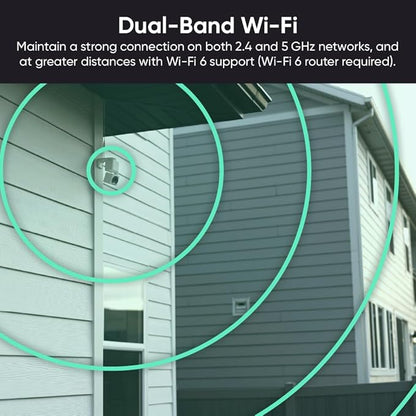 WYZE Cam Pan v4, 4K Smart Security Camera, AI Indoor/Outdoor Cameras for Home Security, Baby & Pet, Color Night Vision, 360° Pan/Tilt/8 x Digital Zoom, 2.4G & 5G, Works with Alexa & Google Assistant