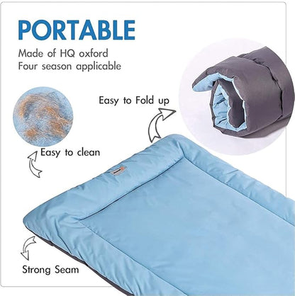 CHEERHUNTING Camping Dog Bed Pet Bed 40”X32”, Outdoor, Waterproof, Washable, Water-Resist, Large, Durable, Portable Travel Pet Mat