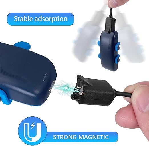 RUKUHOT Portable Wireless Magnetic Charger Cable Compatible with Tractive GPS Tracker, 1.65 Feet USB Charging Cord fit for Tractive GPS Pet Tracker for Dogs/Cats
