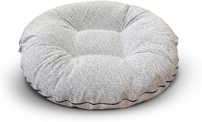 Bessie and Barnie - Luxury Extra Plush Faux Fur Bagel Pet/Dog Bed (Seagull, S)