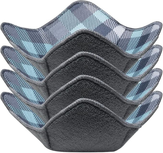 Aticca Microwave Bowl Cozy Holders for Hot Food Set of 4 Hot Pads for Bouillon Cups Multipurpose Heat Proof Plate Holder