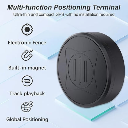Mini GPS Tracker for Vehicles: Tracker Device for Vehicles Hidden No Subscription No Monthly Fee Car Tracker Device Magnetic Real-Time Tracking (GF10-09)