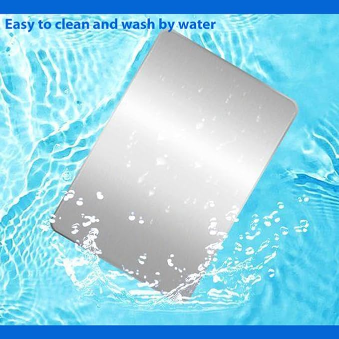 Elome Pet Cooling Pad, 11.8" X 7.9" Aluminum Summer Animal Cool Mat Plate Ice Bed Cage Accessories for Dog, Cat, Rabbit, Hamster, Guinea Pig