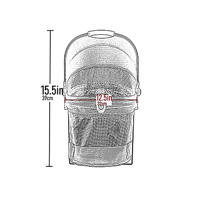 Pet Gear 3-in-1 Travel System, View 360 Stroller Converts to Carrier and Booster Seat with Easy Click N Go Technology, for Small Dogs & Cats, 4 Colors