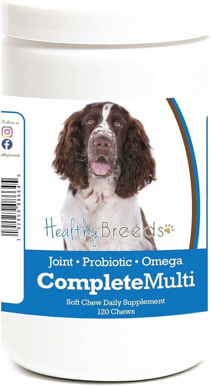 Healthy Breeds English Springer Spaniel All in One Multivitamin Soft Chew 120 Count