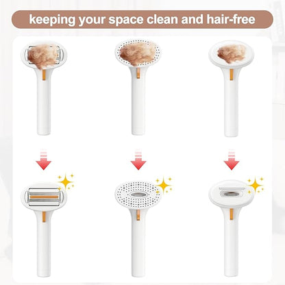 3-in-1 Dog Grooming Vacuum, Pet Grooming Vacuum Dog deshedding Vacuum Brush Grooming Tool for Dogs & Cats, Shedding Pet Hair, Home Cleaning