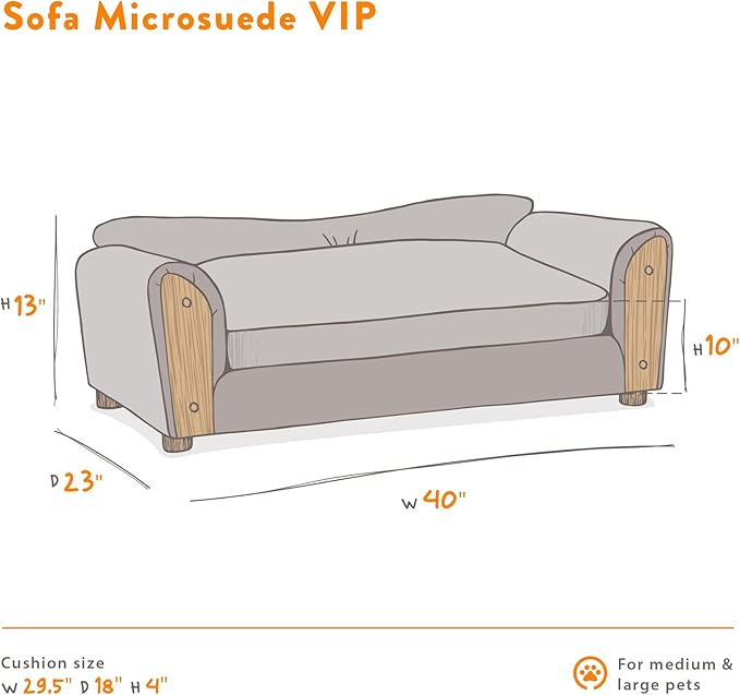 Moots VIP Pet Bed V2 (Charcoal, Large)