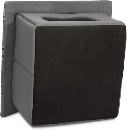 Hollypet Cozy Pet Bed House Warm Pet House Cave Sleeping Bed Puppy Nest for Cats and Small Dogs, Gray
