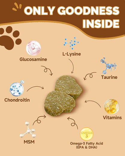 Mushrooms for Dogs - Turkey Tail Mushroom for Dogs - Gut, Skin, Joint, Immune Health- Dog Lumps & Bumps - 13 Organic Mushrooms Turkey Tail, Reishi, Lions Mane, Glucosamine, MSM - Chicken Flavor