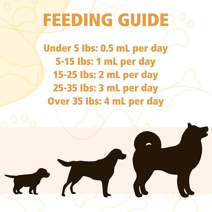Dog Immune Support for Gut Health, Histamine Balance & Skin Soothe, an Animal Essentials Critical Immune Defense Dogs with Easy Feeding-2FL.OZ