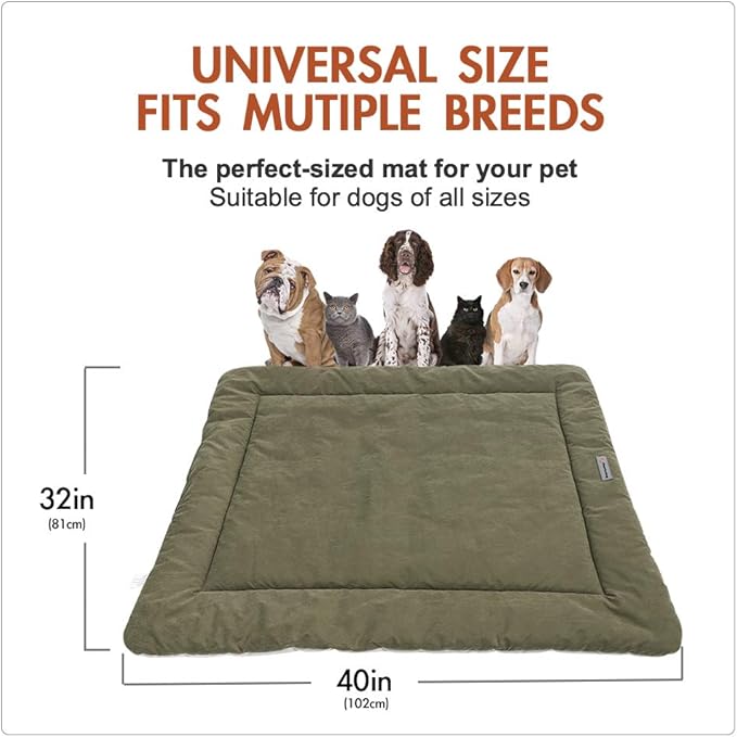 CHEERHUNTING Camping Dog Bed Pet Bed 40”X32”, Outdoor, Waterproof, Washable, Water-Resist, Large, Durable, Portable Travel Pet Mat
