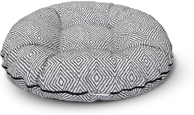 Bessie and Barnie - Luxury Extra Plush Faux Fur Bagel Pet/Dog Bed (Diamond, Me)