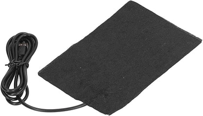Hyuduo Carbon Fiber Heating Pad, 10 x 15cm, DC 5V USB Powered, 60℃ Constant Temperature, Quick Heat for Pet Bed, Chair Cushion, Clothing
