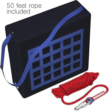 Fire Emergency Escape Bag for Pets up to 100 Pounds - Rope 50ft Incl. - Safety Equipment Carrier - Rapid Rescue Bag for Pets Animals (Large 28"x21"x14") - Life-saving Tool for Dogs, Cats - Rescue Sack