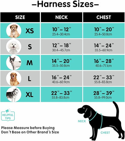 PoyPet Reflective Soft Breathable Mesh Dog Harness No Choke Double Padded Vest Adjustable(Purple,S)