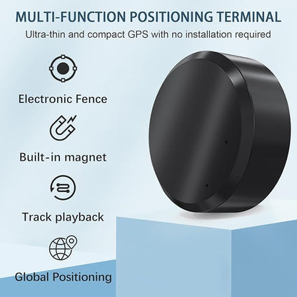 Mini GPS Tracker for Vehicles: Tracker Device for Vehicles No Subscription No Monthly Fee Car Tracker Device Hidden Magnetic Real-Time Tracking for Cars Kids Dogs (GF11-N2)