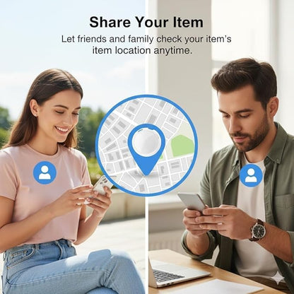 No Subscription GPS Tracker for Vehicles Work with Find My (iOS Only) Real Time Global No Monthly Fee Mini Hidden Car Tracker Device Smart Locator Tracking Tags with Magnetic Case for Pets Luggage