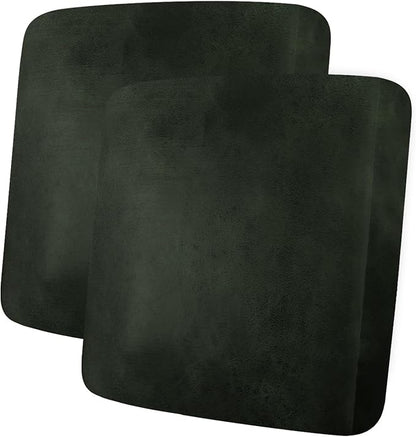 ANARACHON Leather Look Couch Cushion Covers Sofa Seat Slipcovers Sets Couches Furniture Protector for Sectional Armchair Loveseat Pets Kids Stretch Spandex Fabric (2 Cushion Loveseat, Army Green)