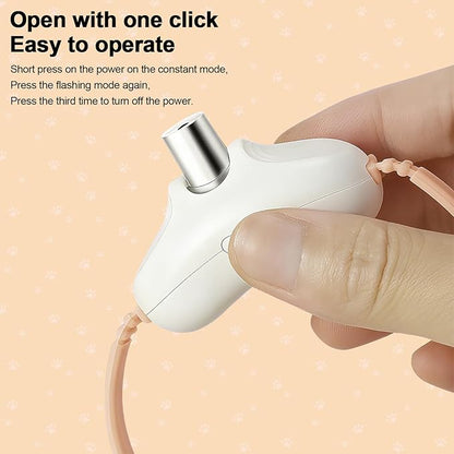 Walfront Cat Toys, Interactive Laser Cat Toys for Indoor Cats, USB Rechargeable Kitten Toy, Adjustable 9.1–13.4"(23-34cm), 2 Models & 41°Adjust Angle, Automatic Cat Toy for Chase Fun Play Exercise