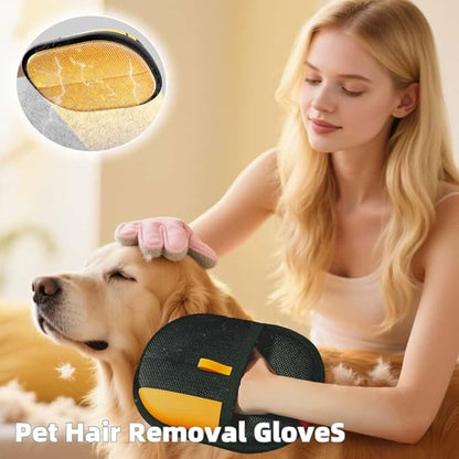 Pet Hair Remover, Pet Hair Removal Gloves for Carpet, Couch, Furniture, Car Seat, Upgraded Pet Hair Removal Tool (1PCS)