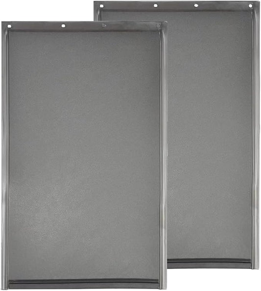 AMZOO Medium Replacement Dog Door Flap Compatible with PetSafe Measures 8 1/8” x 12 7/8” PAC 11-11038（2 Packs）