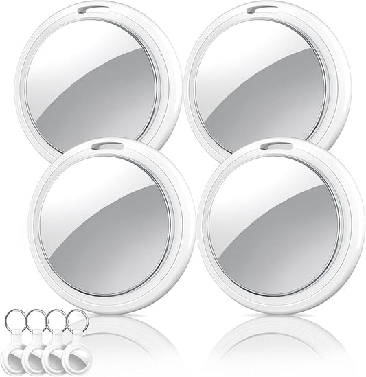 Air Tracker Tags-4 Pack, Item Finders Works with Apple Find My(iOS Only), Air Tracker Tags with 4 Case, Bluetooth Tracker Keys Finder and Item Locator & GPS Trackers for Kids/Pets/Dog/Luggage/Wallet