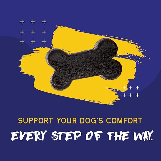 PupGrade Joint Support Supplement for Dogs - Glucosamine + Chondroitin with MSM and Perna - Supports Normal Hip & Joint Health for Occasional Discomfort, Peanut Butter Flavor - 60 Soft Chews