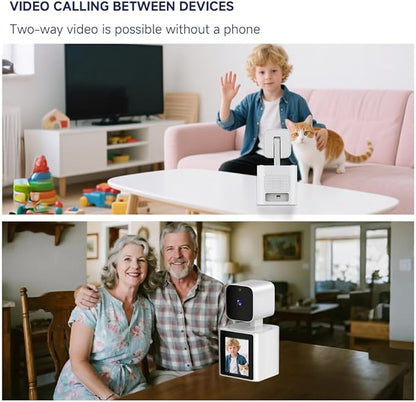 Two Way Video Home Security Camera Indoor,1080P Dog Pet Camera,Video Baby Camera,Monitor for Baby/Elderly/Nanny/Pet/Dog with Phone App,360 Pan-Tilt,Night Vision