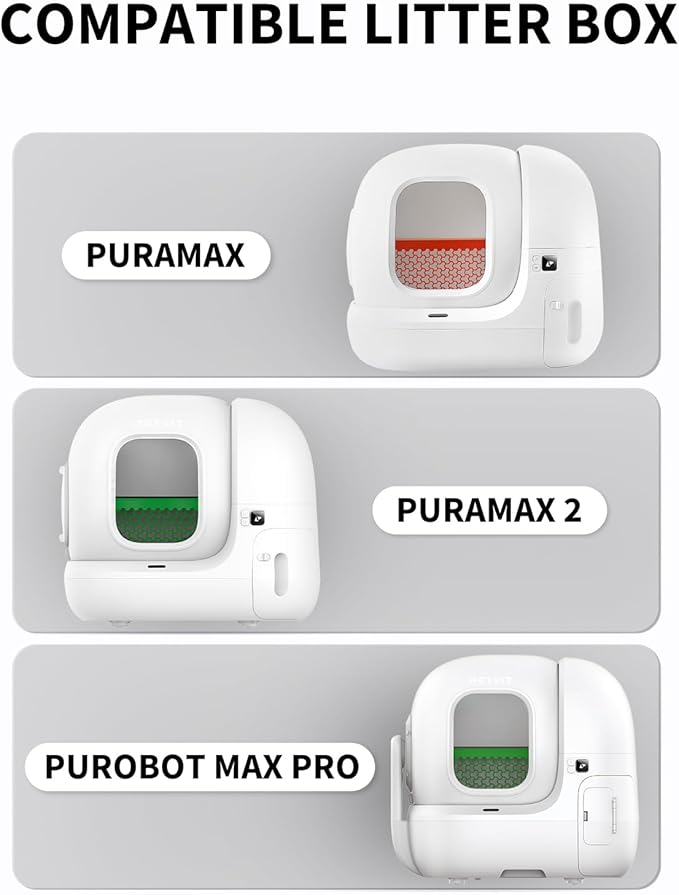 PETKIT Magnetic Cat Litter Remover and Sifter Set for PuraMax 2/Purobot Max Pro Self-Cleaning Litter Box, Compatible with Bentonite Litter and Clay Litter