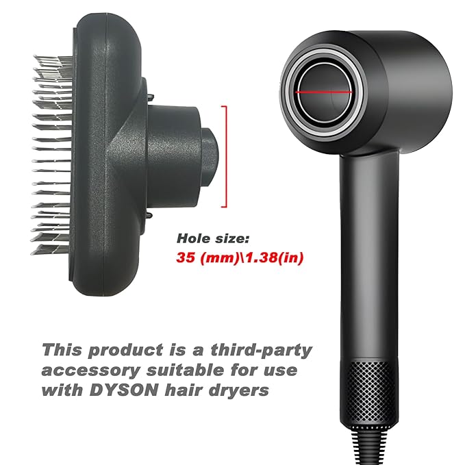 Pet hair blowing comb-Skin Friendly Grooming Tool for Dogs, Cats, and Puppies, Deshedding and Hair Removal for Long and Short Haired Pets (dark gray)