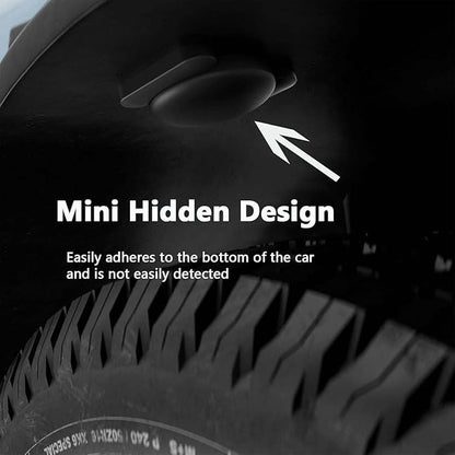 GPS Tracker for Vehicles, No Monthly Fee, 2 PCS Tracker Device for Vehicles, Real-Time Car Tracker, Work with Find My (iOS Only), Magnetic Mini Car Tracker Device Hidden with Waterproof Case