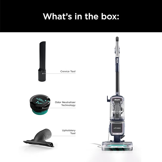 Shark Detect Pro Speed Lift-Away ADV Bagless Upright Vacuum with DuoClean Detect, Anti-Allergen, Lift-Away, and Odor Neutralizer Technology, LA742