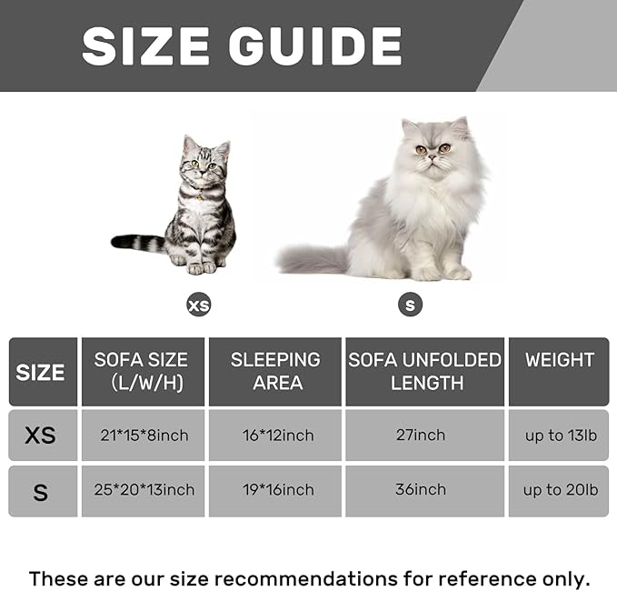Hollypet Cat Bed Fluffy Plush Mutifuctional Double-Layer Soft Pet Couch Orthopedic Sofa Nest Beds for Small Cats and Dogs, Beige (25x20x13 inch)